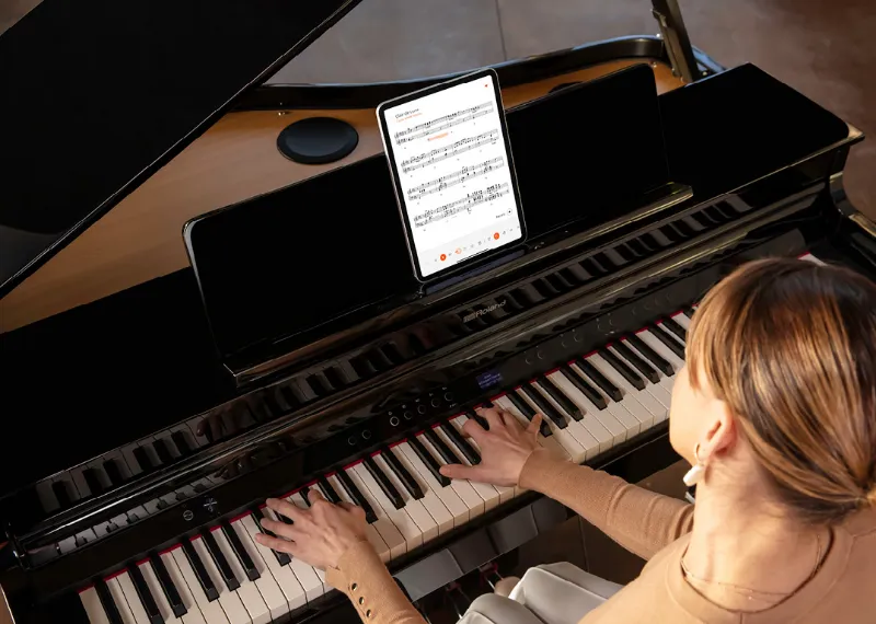 GP-6 Digital Mini Grand Piano, Easy Integration with Your Wireless World