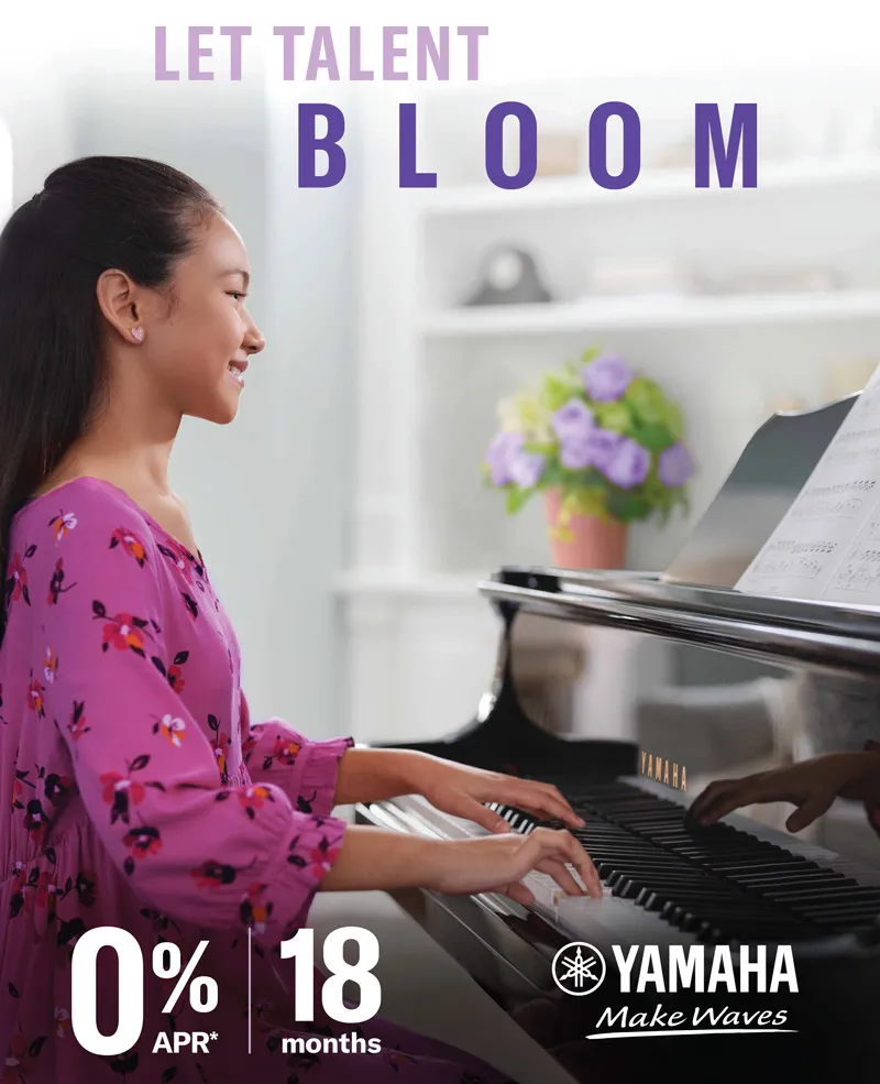 Let talent bloom! Yamaha Spring Sale.