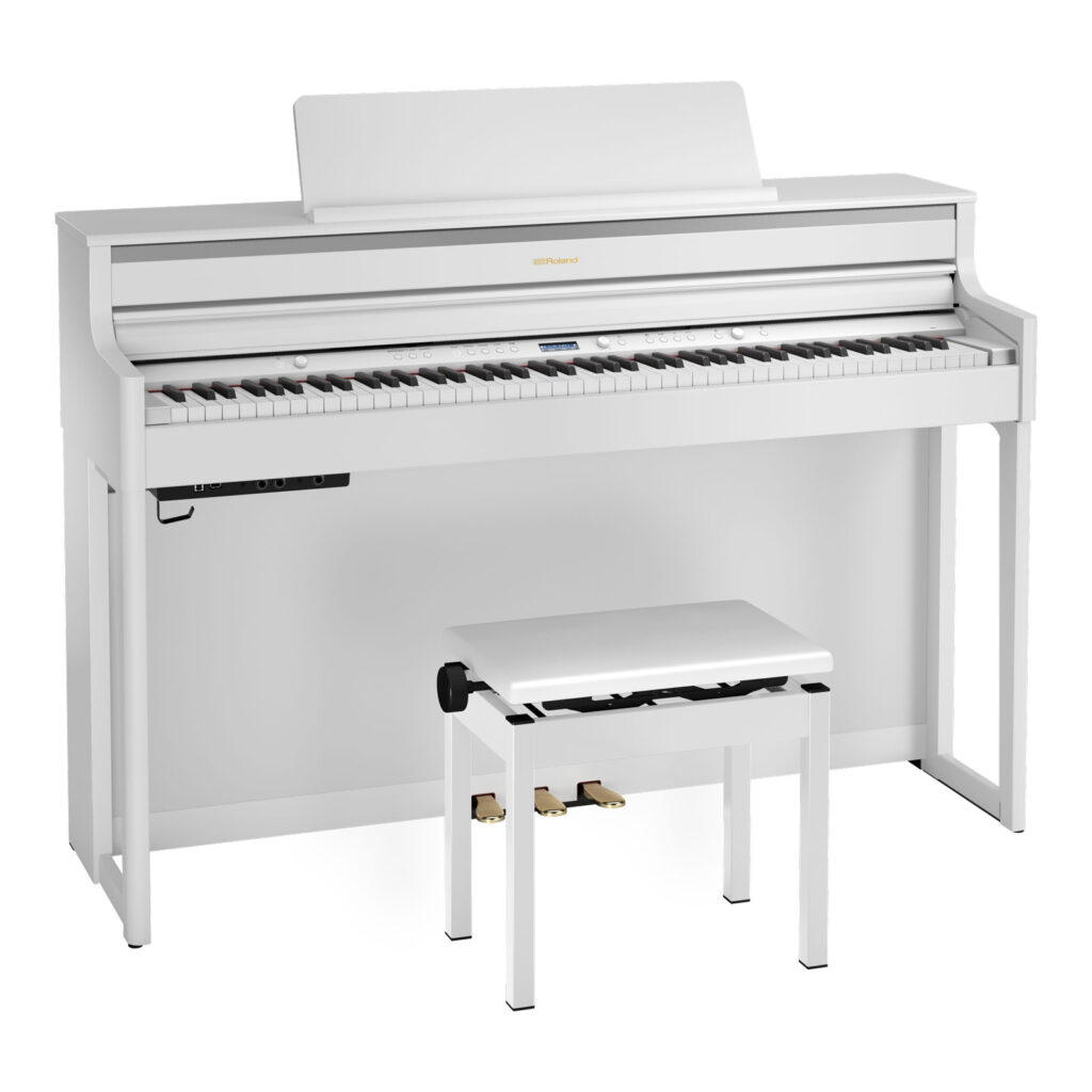 Roland HP704-WH Upright Digital Piano
