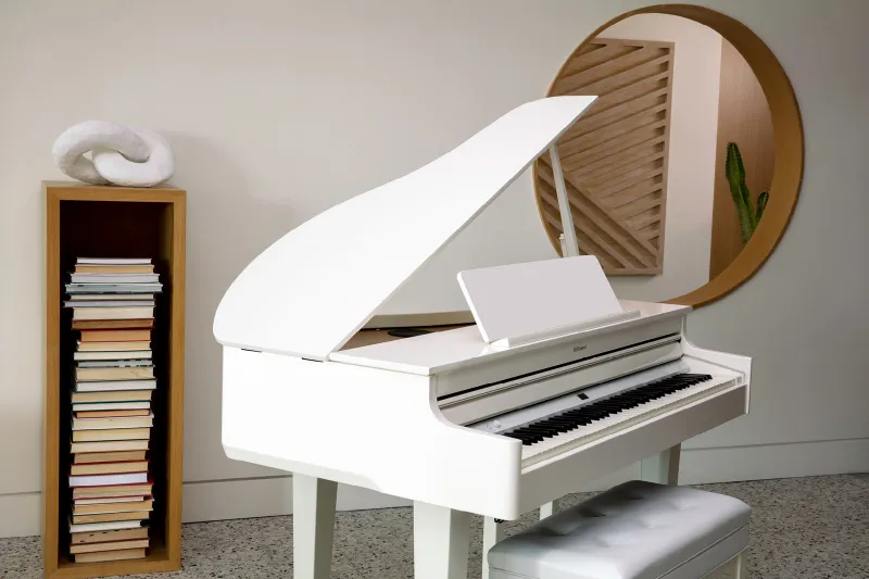 GP-6 Digital Mini Grand Piano, Classic Elegance, Streamlined