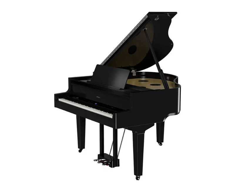 Roland GP-9M Digital Baby Grand Player Piano, Polished Ebony