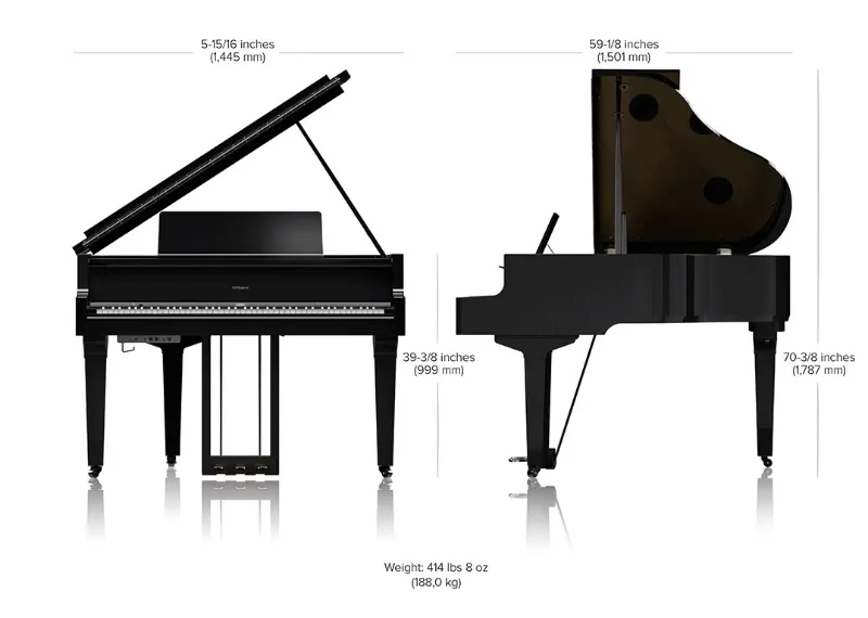 Roland GP-9M Digital Baby Grand Player Piano